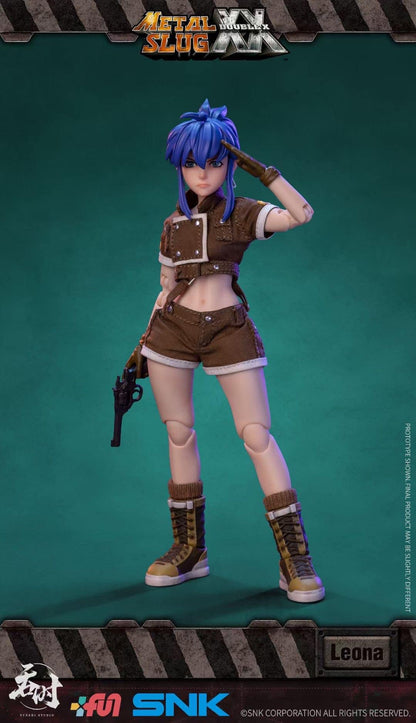 Preventa Figura Leona Heidern - Metal Slug XX marca Tunshi Studio SNK TS-012 escala pequeña 1/12