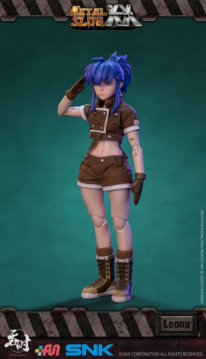 Preventa Figura Leona Heidern - Metal Slug XX marca Tunshi Studio SNK TS-012 escala pequeña 1/12