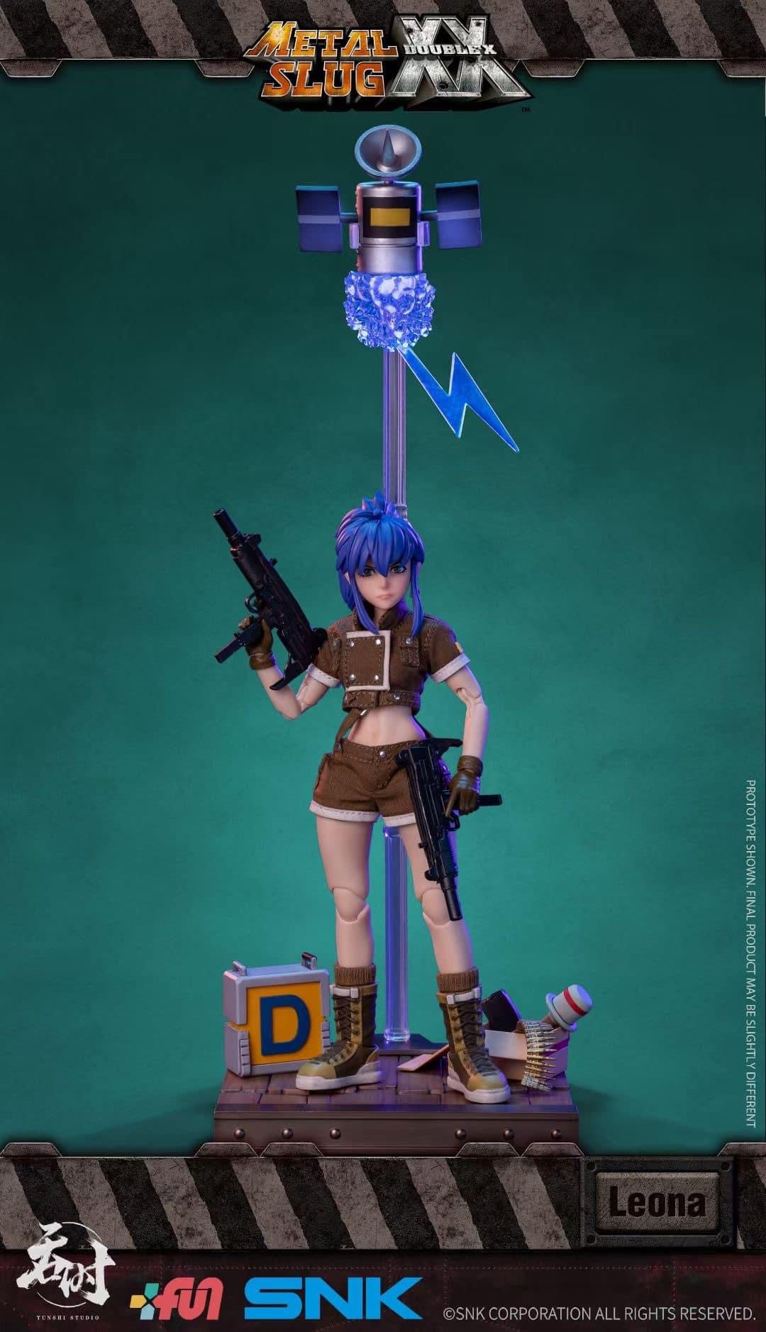 Preventa Figura Leona Heidern - Metal Slug XX marca Tunshi Studio SNK TS-012 escala pequeña 1/12