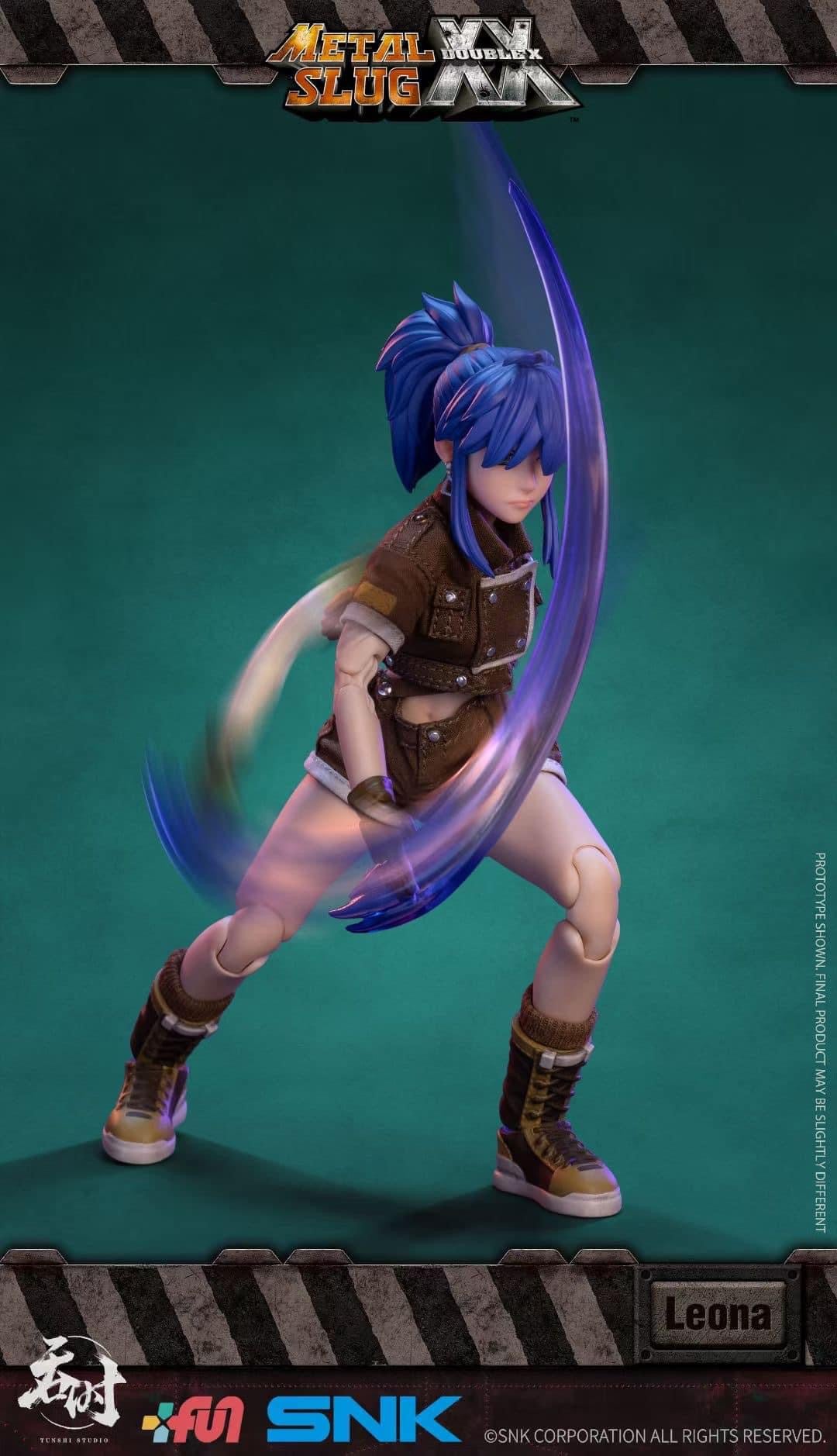 Preventa Figura Leona Heidern - Metal Slug XX marca Tunshi Studio SNK TS-012 escala pequeña 1/12