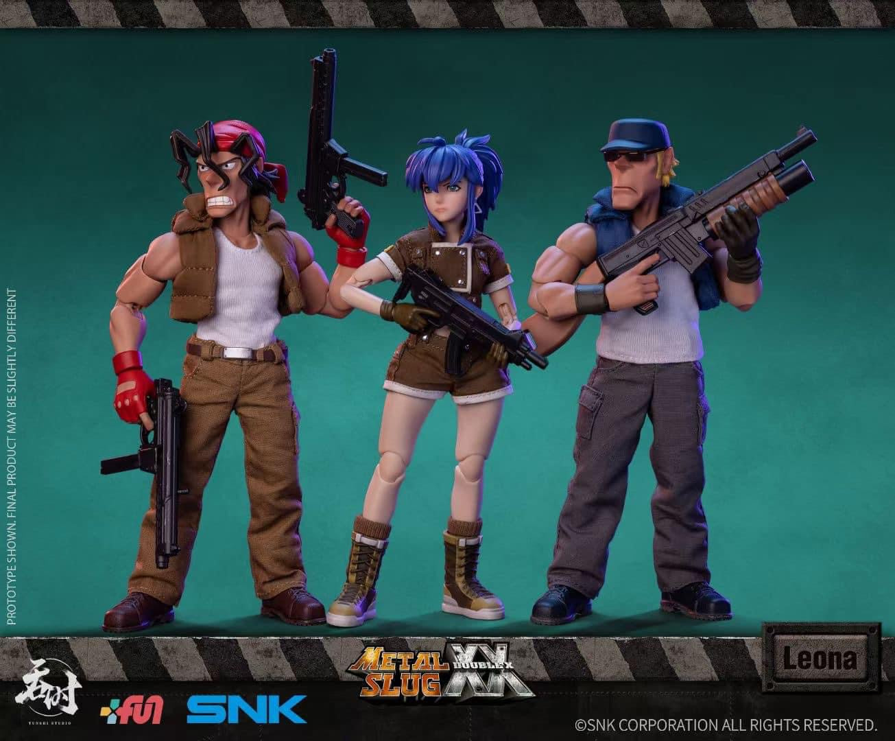 Preventa Figura Leona Heidern - Metal Slug XX marca Tunshi Studio SNK TS-012 escala pequeña 1/12