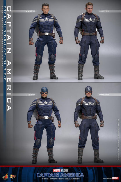 Preventa Figura Captain America (Stealth S.T.R.I.K.E. Suit 2.0) - Captain America: The Winter Soldier marca Hot Toys MMS783 escala 1/6