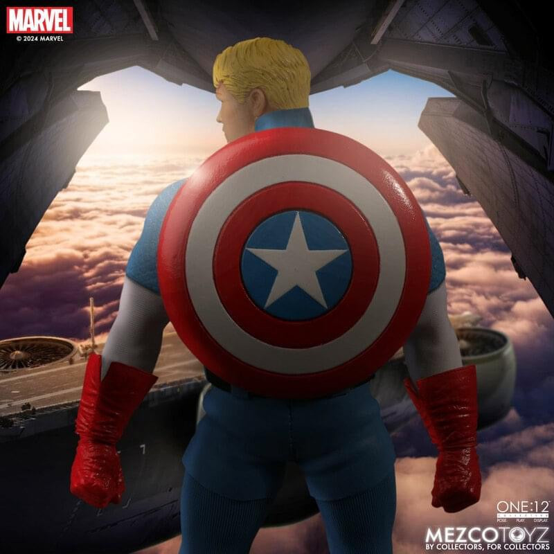 Preventa Figura Captain America (Silver Age) - Marvel Comics One:12 Collective marca Mezco Toyz 76254 escala pequeña 1/12