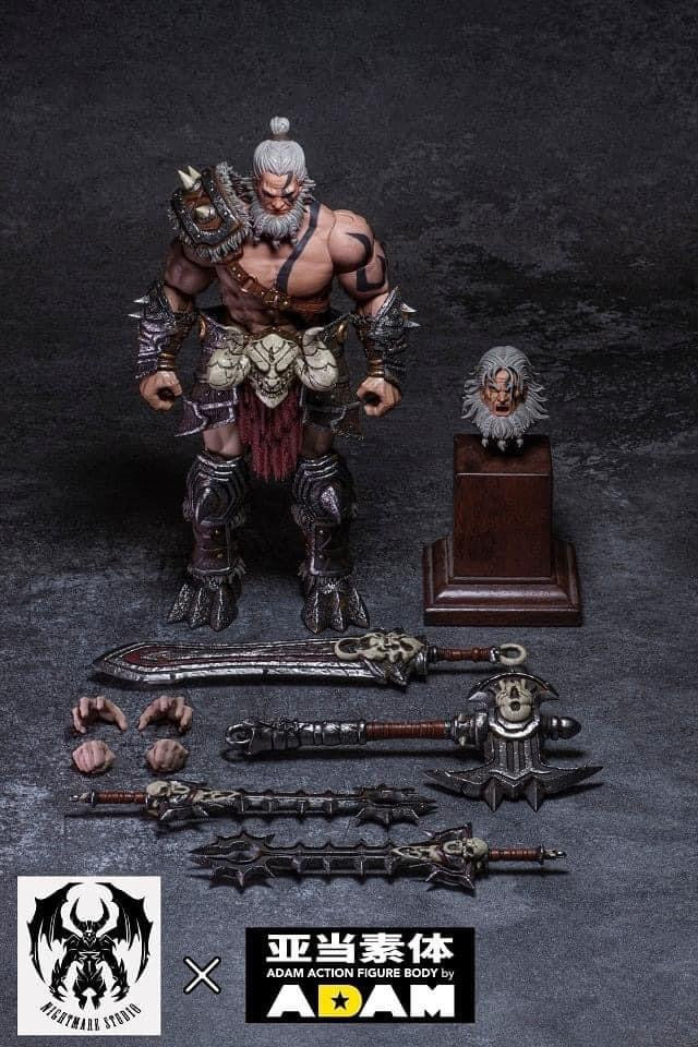 Preventa Figura Barbarian Berserker marca Nightmare Studio D20 escala pequeña 1/12