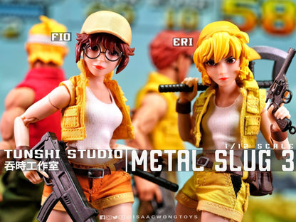 Pedido Figura Fiolina Germi - SNK METAL SLUG III marca Tunshi Studio SNK TS-006 escala pequeña 1/12