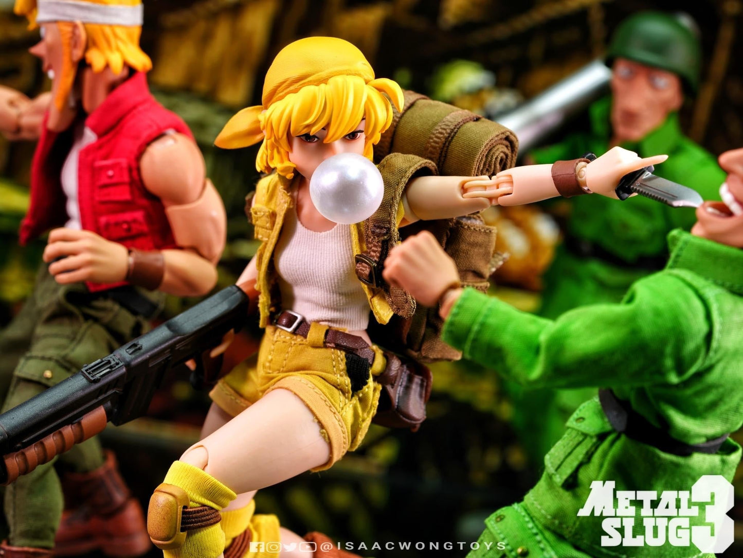 Pedido Figura Eri Kasamoto - SNK METAL SLUG III marca Tunshi Studio SNK TS-007 escala pequeña 1/12