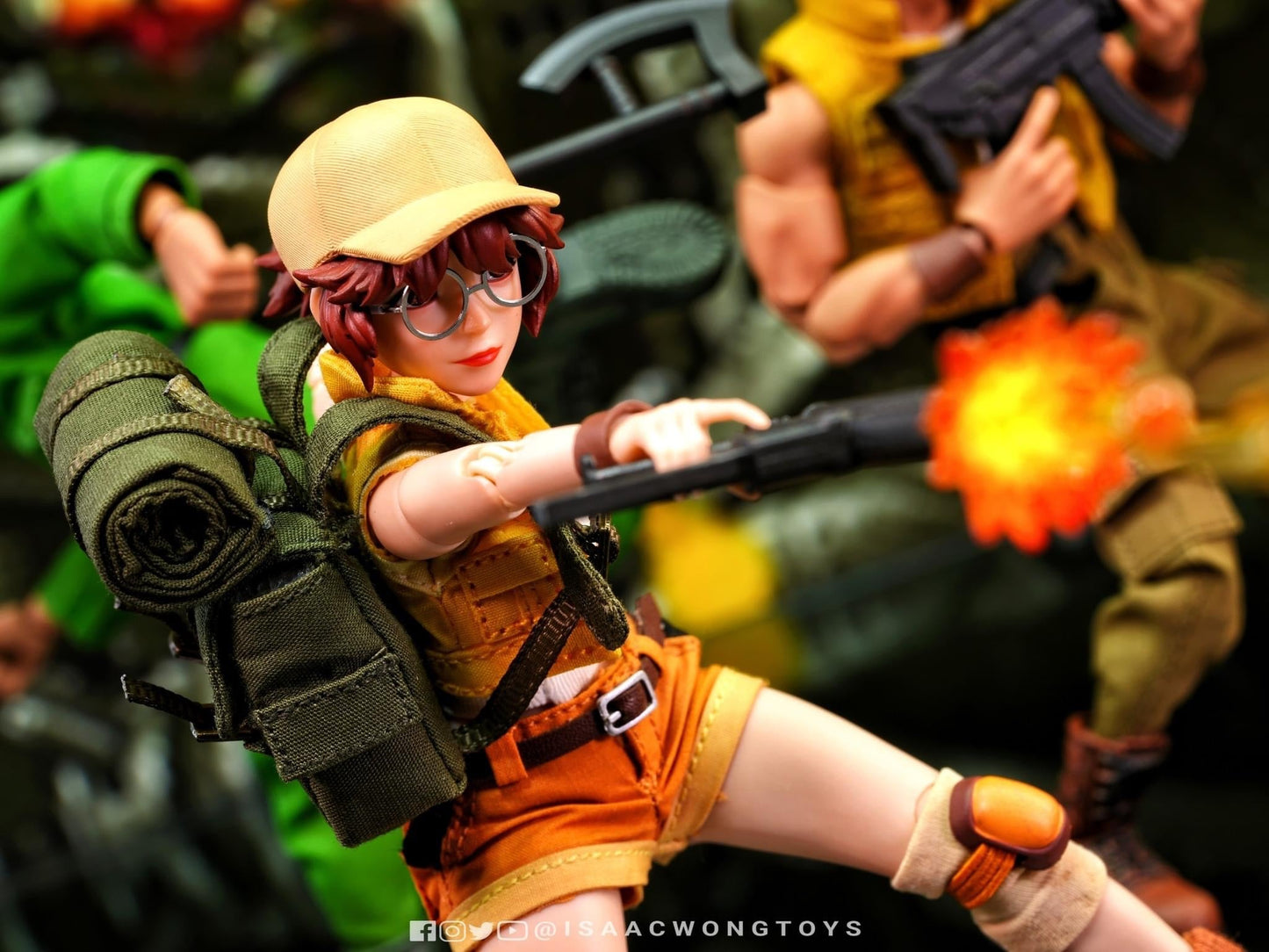 Pedido Figura Eri Kasamoto - SNK METAL SLUG III marca Tunshi Studio SNK TS-007 escala pequeña 1/12