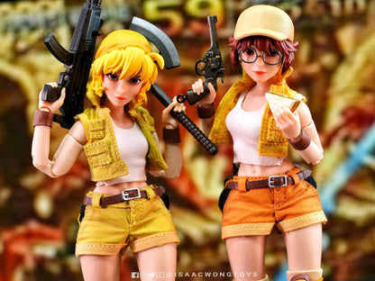 Pedido Figura Eri Kasamoto - SNK METAL SLUG III marca Tunshi Studio SNK TS-007 escala pequeña 1/12