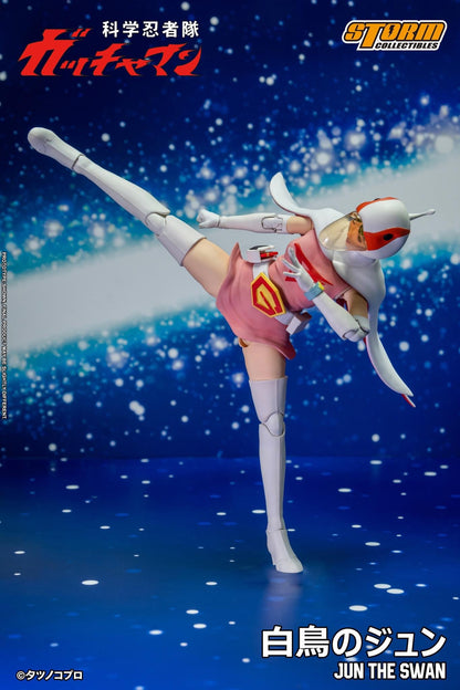 Preventa Figura Jun The Swan - Gatchaman / Fuerza G marca Storm Collectibles GMKE02 escala pequeña 1/12