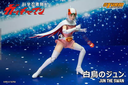 Preventa Figura Jun The Swan - Gatchaman / Fuerza G marca Storm Collectibles GMKE02 escala pequeña 1/12