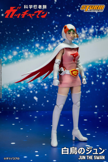 Preventa Figura Jun The Swan - Gatchaman / Fuerza G marca Storm Collectibles GMKE02 escala pequeña 1/12