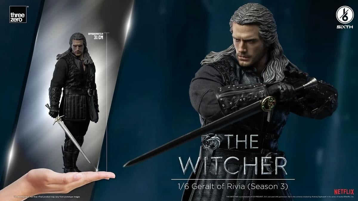 Pedido Figura The Witcher Geralt of Rivia (Season 3) Netflix marca Threezero 3Z0532 escala 1/6