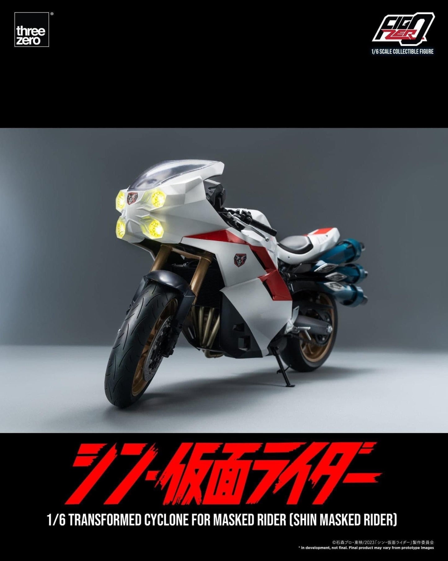 Pedido Vehículo Motocicleta / Transformed Cyclone para Shin Masked Rider - FigZero marca Threezero 3Z0490 escala 1/6