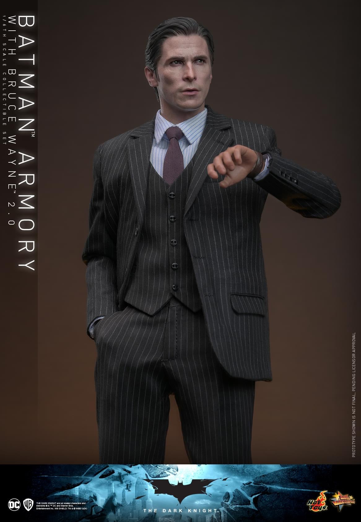 Preventa Figura Batman Armory con Bruce Wayne (2.0) - The Dark Knight marca Hot Toys MMS750 escala 1/6