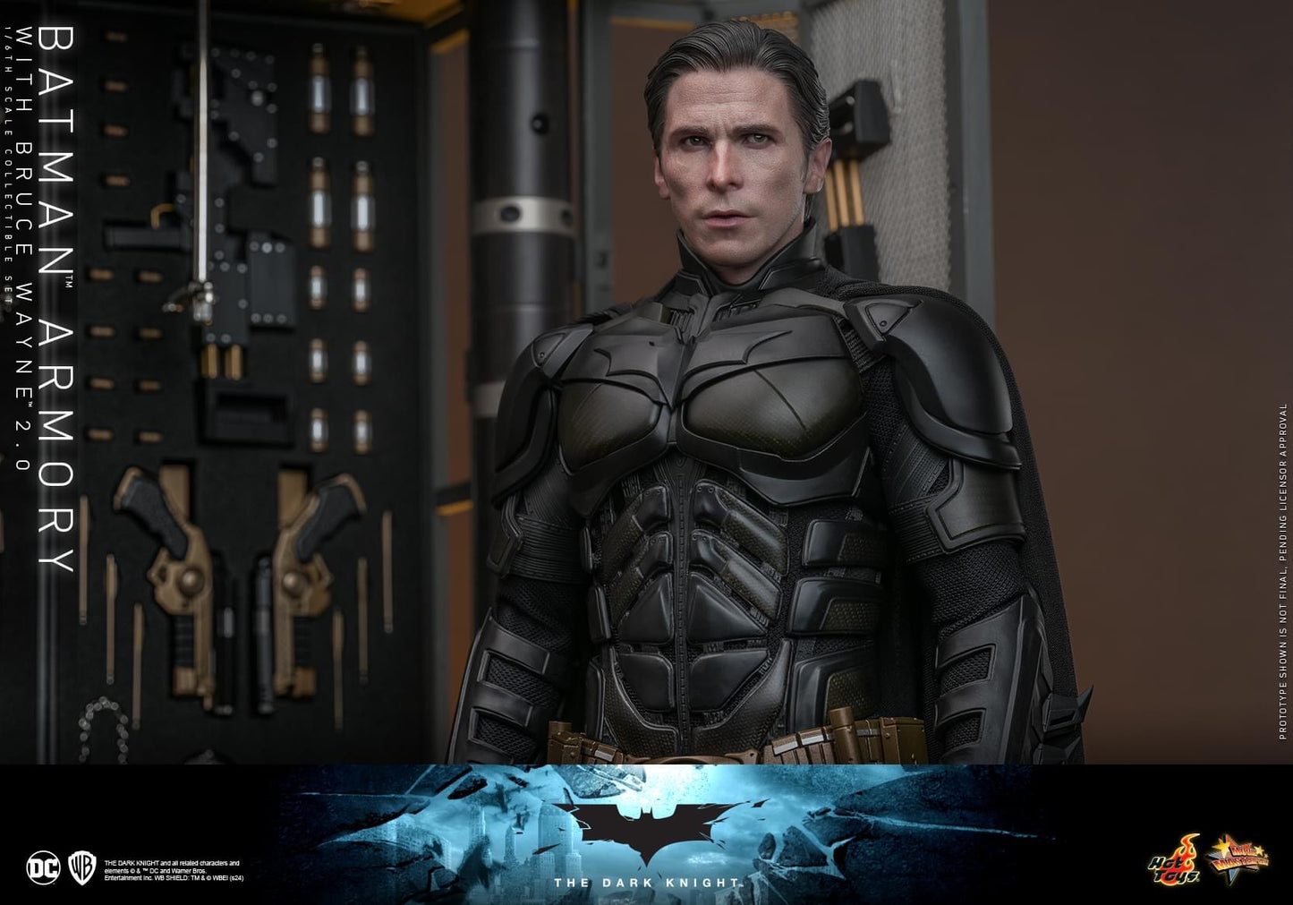 Preventa Figura Batman Armory con Bruce Wayne (2.0) - The Dark Knight marca Hot Toys MMS750 escala 1/6