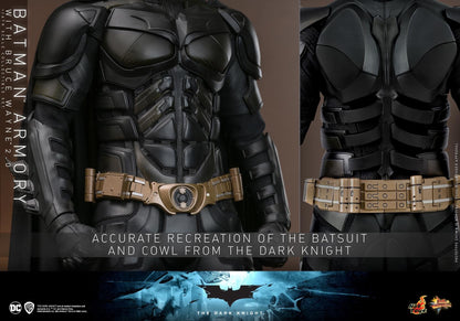 Preventa Figura Batman Armory con Bruce Wayne (2.0) - The Dark Knight marca Hot Toys MMS750 escala 1/6