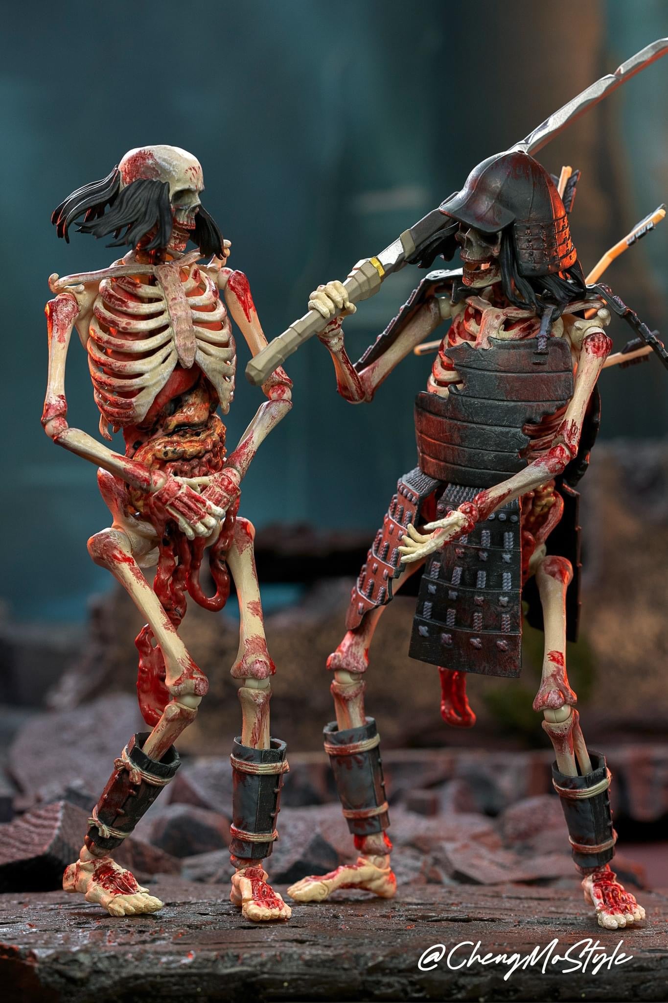 Pedido Figuras Skeleton Warriors (set 2 figuras) - Getsu Fuma Den: Undying Moon marca Storm Collectibles GFUD03 escala pequeña 1/12