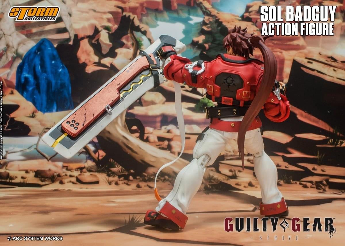 Pedido Figura Strive Sol Badguy - Guily Gear  marca Storm Collectibles ACSB01 escala pequeña 1/12