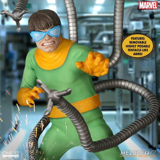 Preventa Figura Doctor Octopus - Marvel Comics One:12 Collective marca Mezco Toyz 76257 escala pequeña 1/12