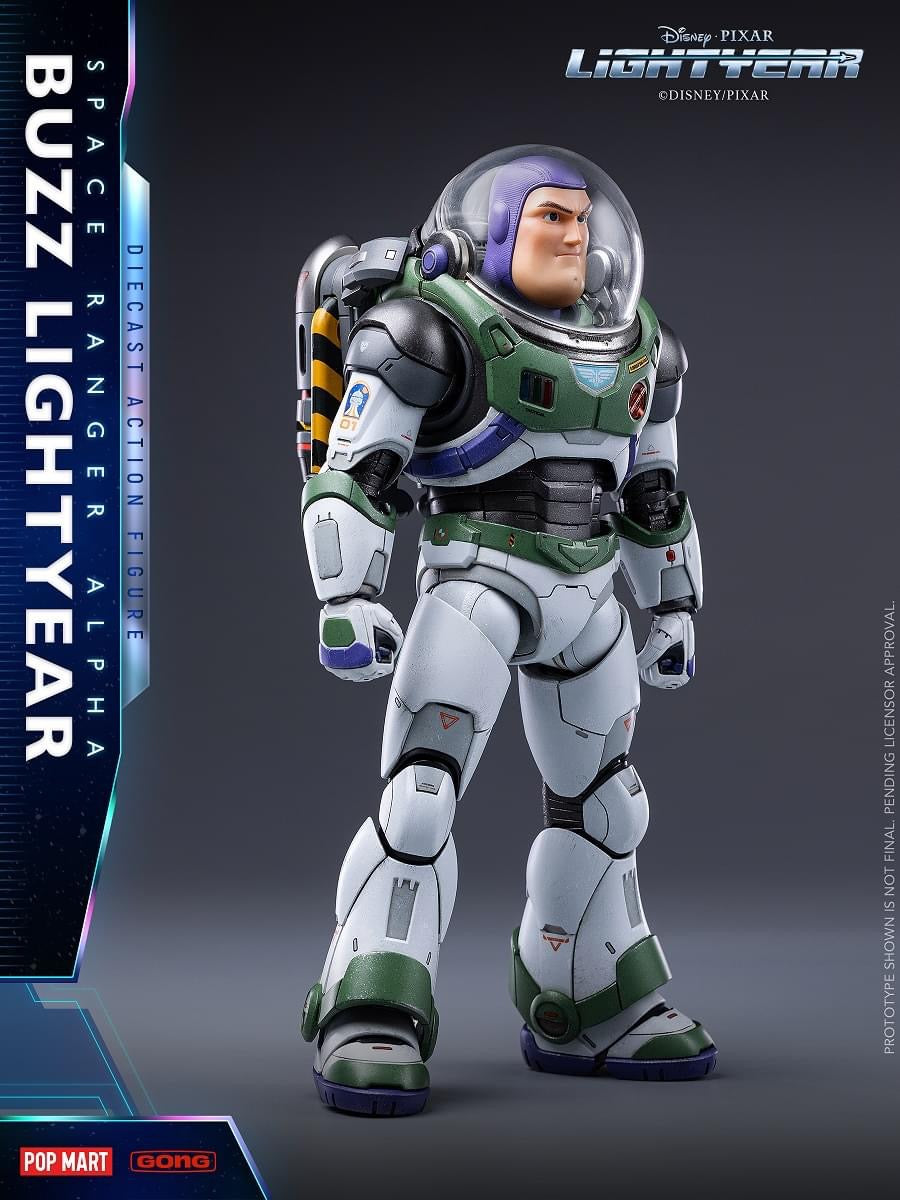 Pedido Figura Space Ranger Alpha Buzz Lightyear (DIECAST) - Lightyear marca Pop Mart x Gong Studio (22.3 cm) (relanzamiento)