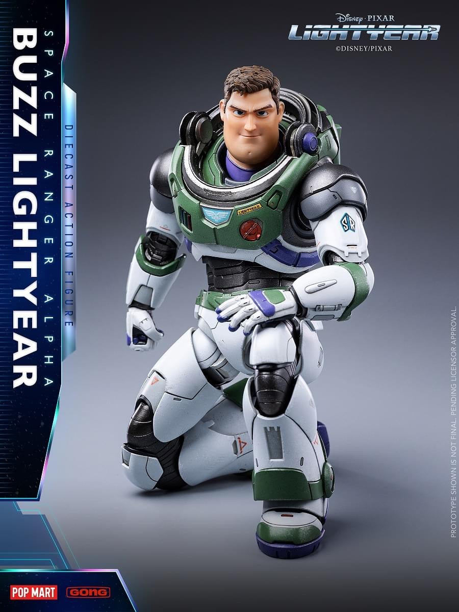 Pedido Figura Space Ranger Alpha Buzz Lightyear (DIECAST) - Lightyear marca Pop Mart x Gong Studio (22.3 cm) (relanzamiento)