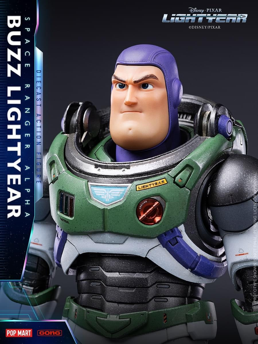 Pedido Figura Space Ranger Alpha Buzz Lightyear (DIECAST) - Lightyear marca Pop Mart x Gong Studio (22.3 cm) (relanzamiento)