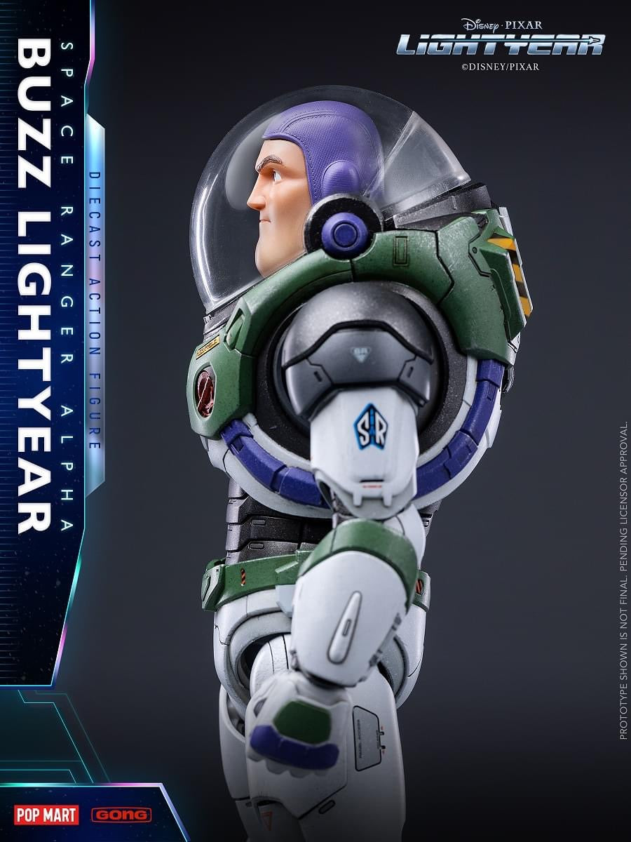 Pedido Figura Space Ranger Alpha Buzz Lightyear (DIECAST) - Lightyear marca Pop Mart x Gong Studio (22.3 cm) (relanzamiento)