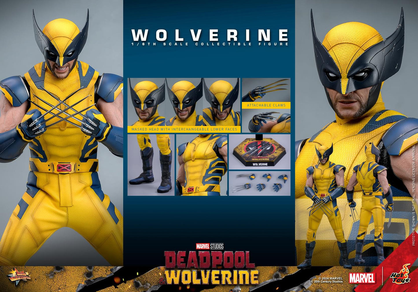 Preventa Figura Wolverine - Deadpool & Wolverine marca Hot Toys MMS753 escala 1/6