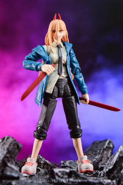 Pedido Figura Power - Chainsaw Man - S.H.Figuarts marca Bandai Spirits escala pequeña 1/12