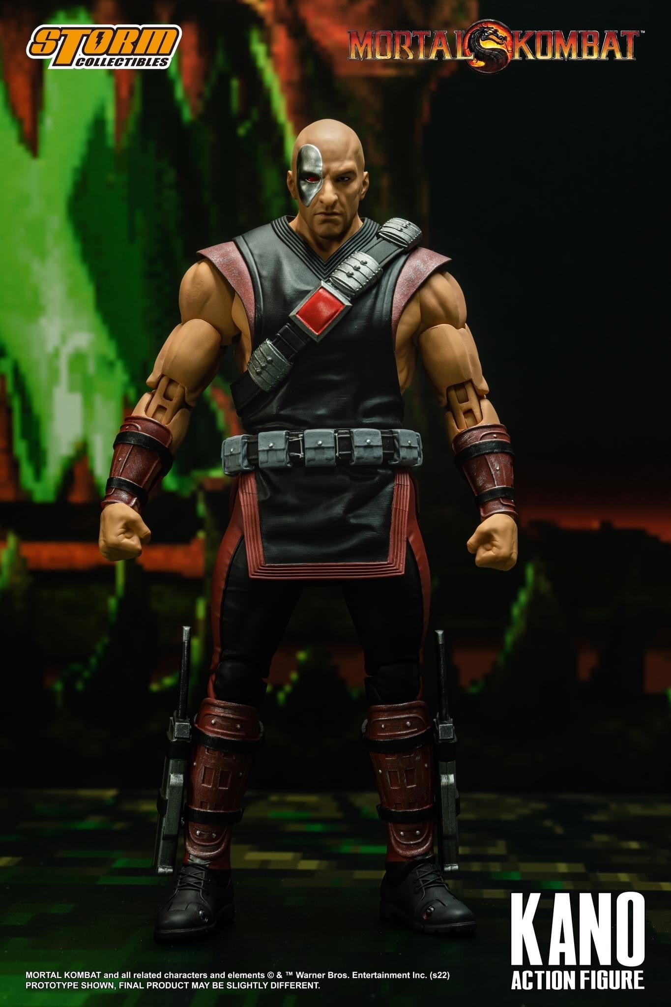 [EN STOCK] Figura Kano - Mortal Kombat marca Storm Collectibles escala 1/12