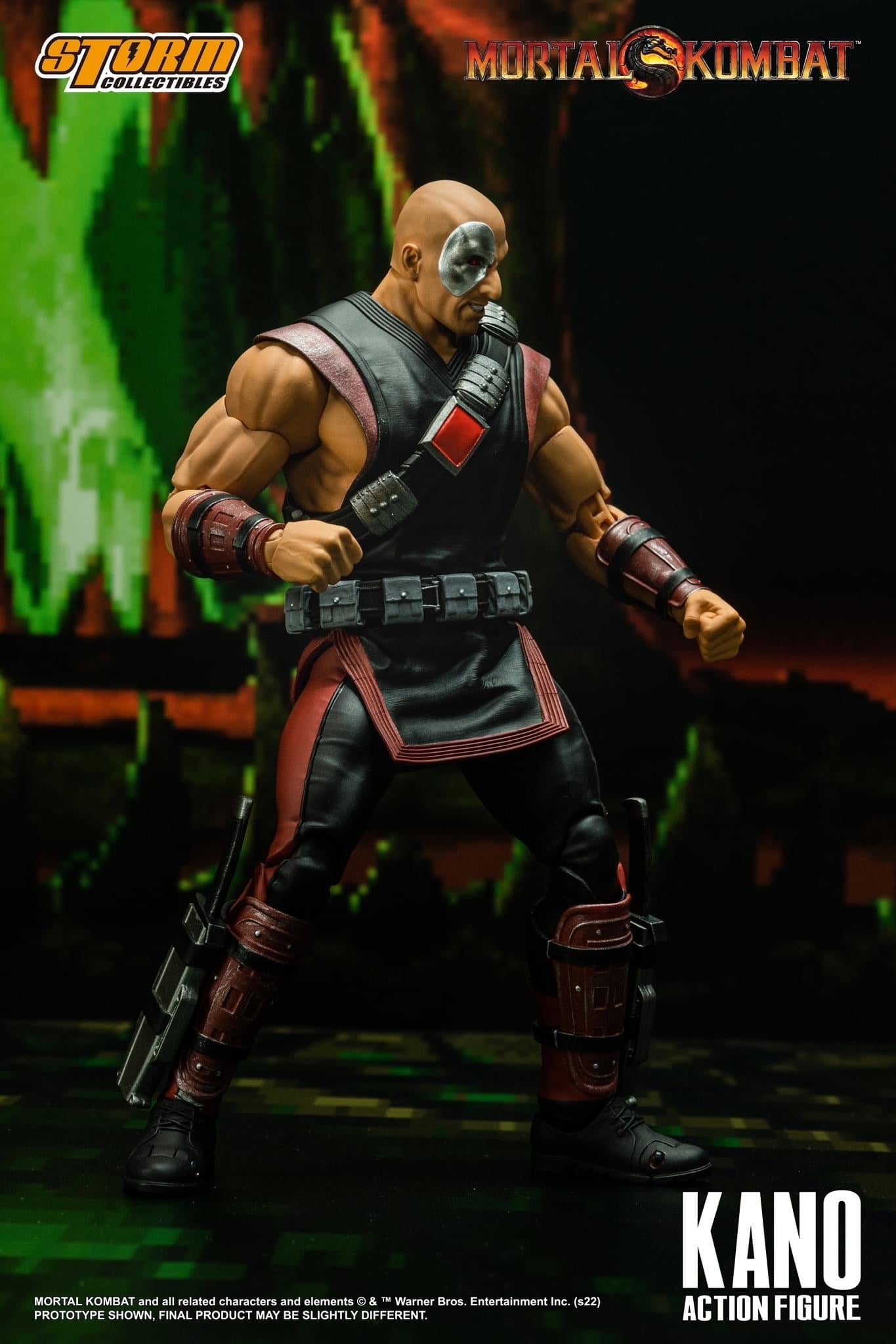 [EN STOCK] Figura Kano - Mortal Kombat marca Storm Collectibles escala 1/12