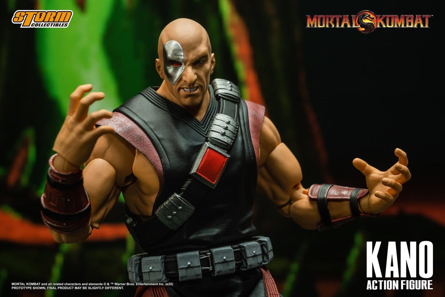 [EN STOCK] Figura Kano - Mortal Kombat marca Storm Collectibles escala 1/12