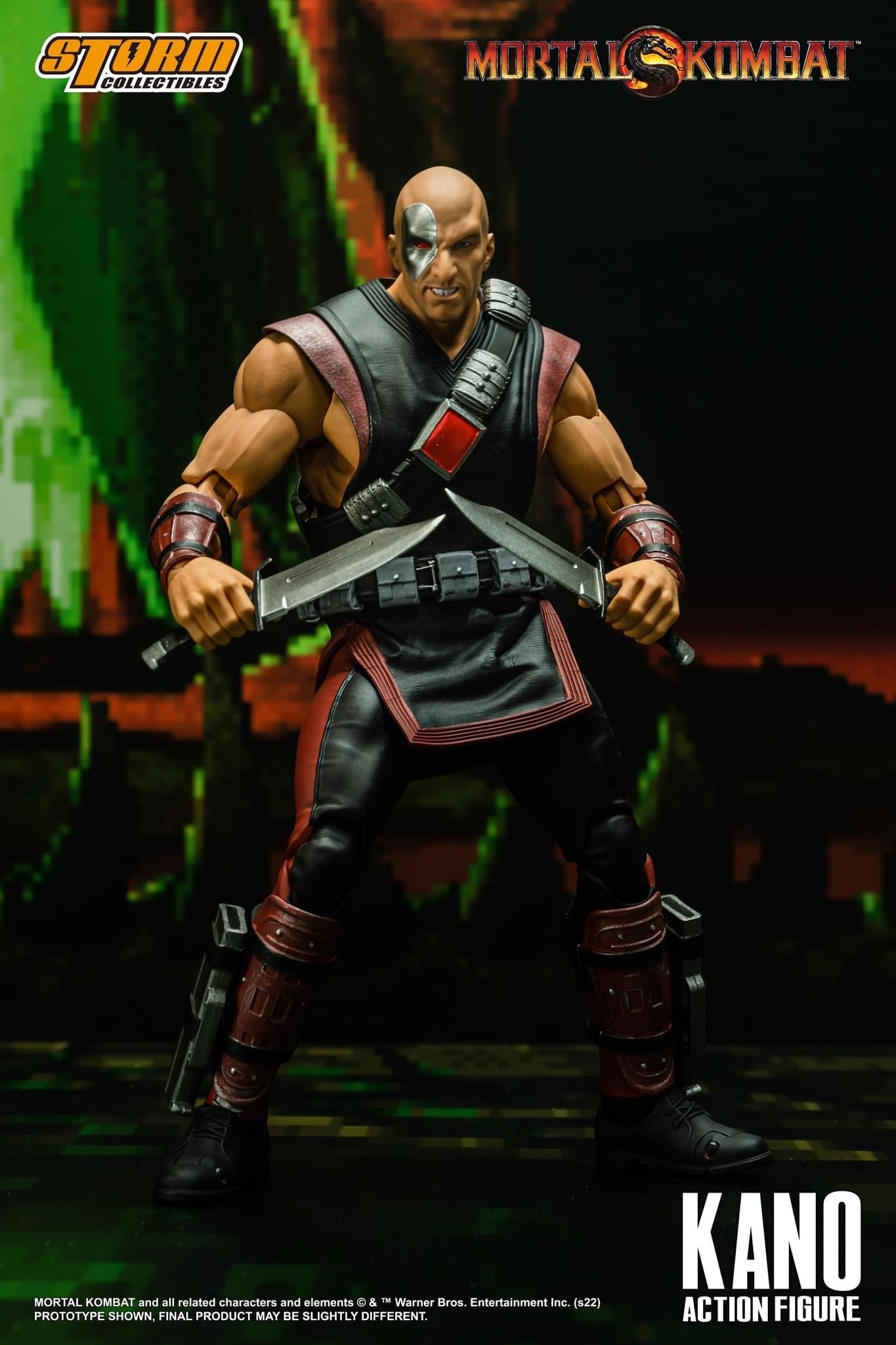 Pedido Figura Kano - Mortal Kombat marca Storm Collectibles escala 1/12