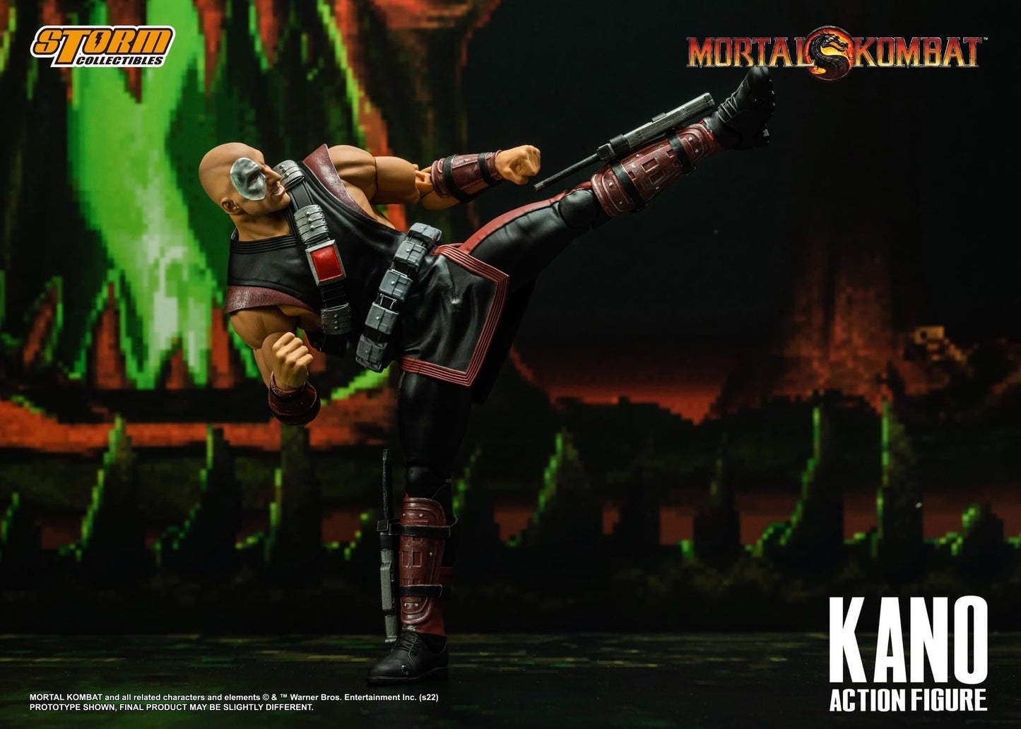 Pedido Figura Kano - Mortal Kombat marca Storm Collectibles escala 1/12