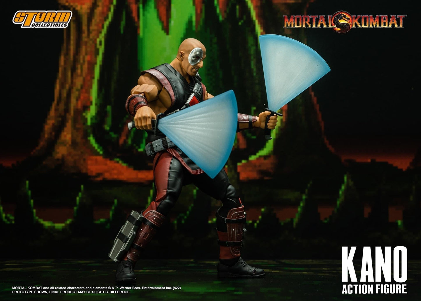 [EN STOCK] Figura Kano - Mortal Kombat marca Storm Collectibles escala 1/12