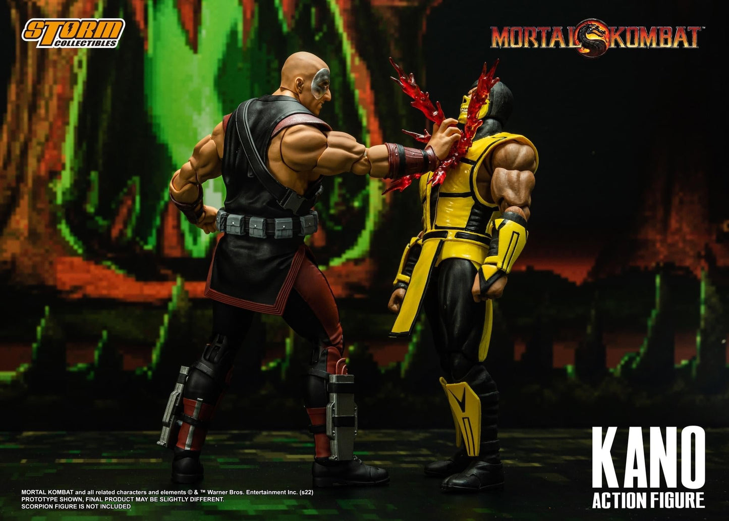 Pedido Figura Kano - Mortal Kombat marca Storm Collectibles escala 1/12