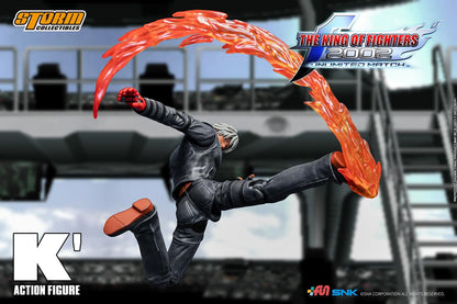 Preventa Figura K' - The King of Fighters 2002 Unlimited Match marca Storm Collectibles SKKF0 escala pequeña 1/12