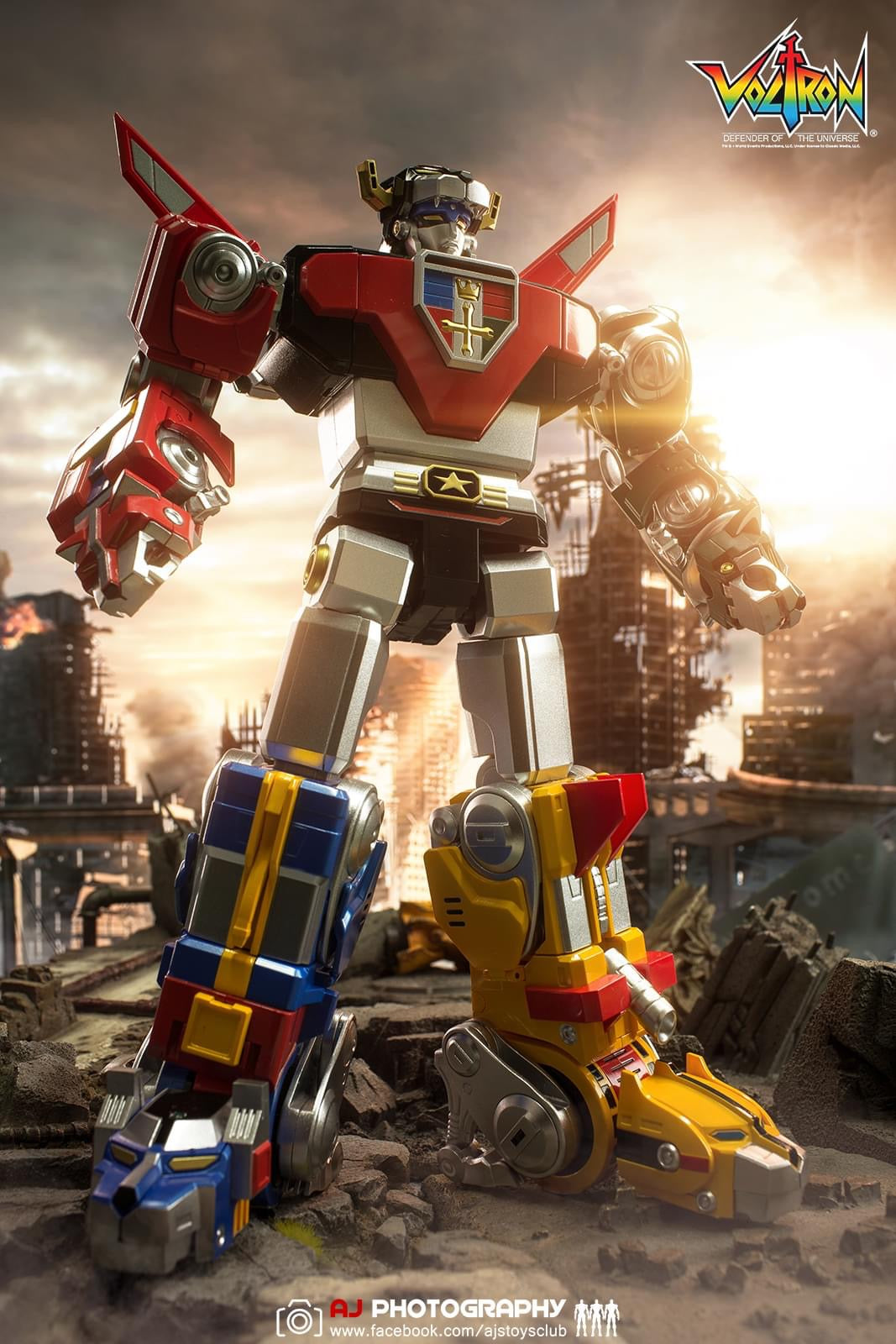 Pedido Figura ROBO-DOU Voltron - Voltron: Defender of the Universe marca Threezero 3Z0205 (27 cm)