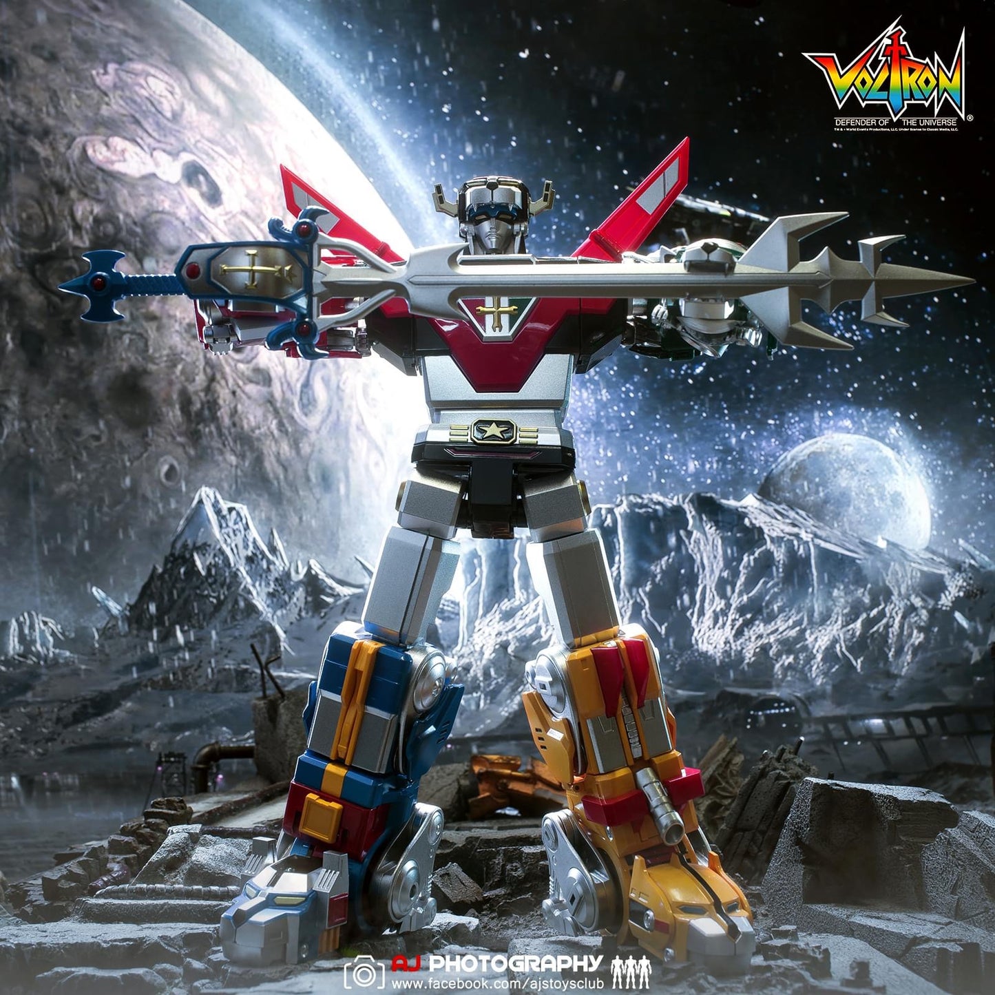 Pedido Figura ROBO-DOU Voltron - Voltron: Defender of the Universe marca Threezero 3Z0205 (27 cm)