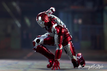 Pedido Figura DLX Iron Man Mark 5 - Avengers: The Infinity Saga marca Threezero 3Z0254 escala pequeña 1/12