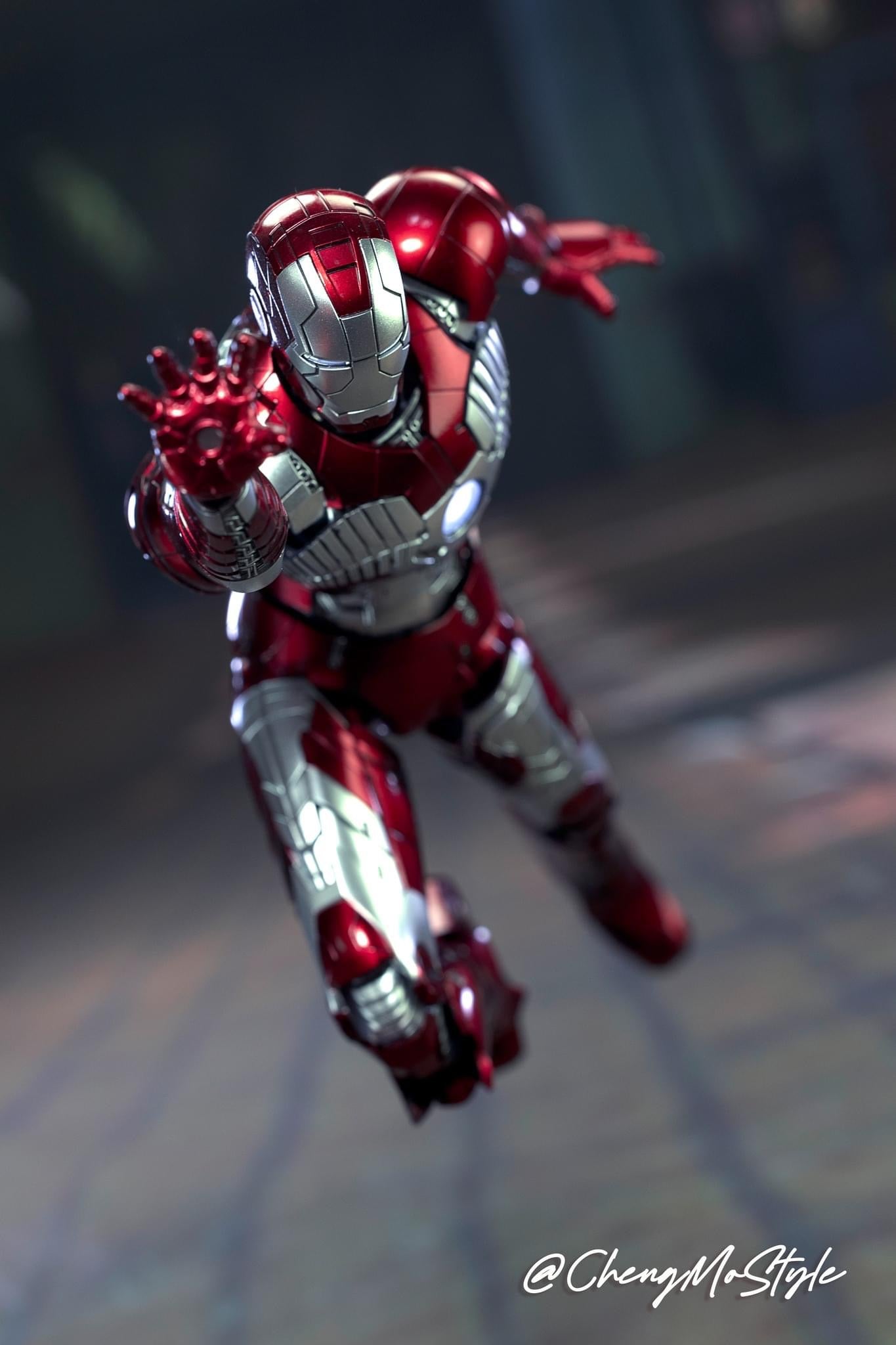 Pedido Figura DLX Iron Man Mark 5 - Avengers: The Infinity Saga marca Threezero 3Z0254 escala pequeña 1/12