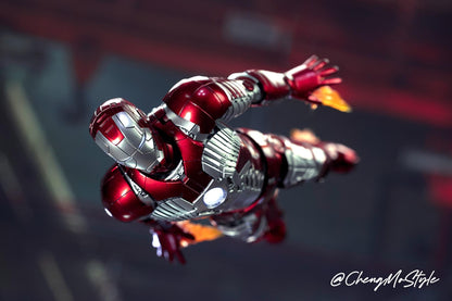 Pedido Figura DLX Iron Man Mark 5 - Avengers: The Infinity Saga marca Threezero 3Z0254 escala pequeña 1/12