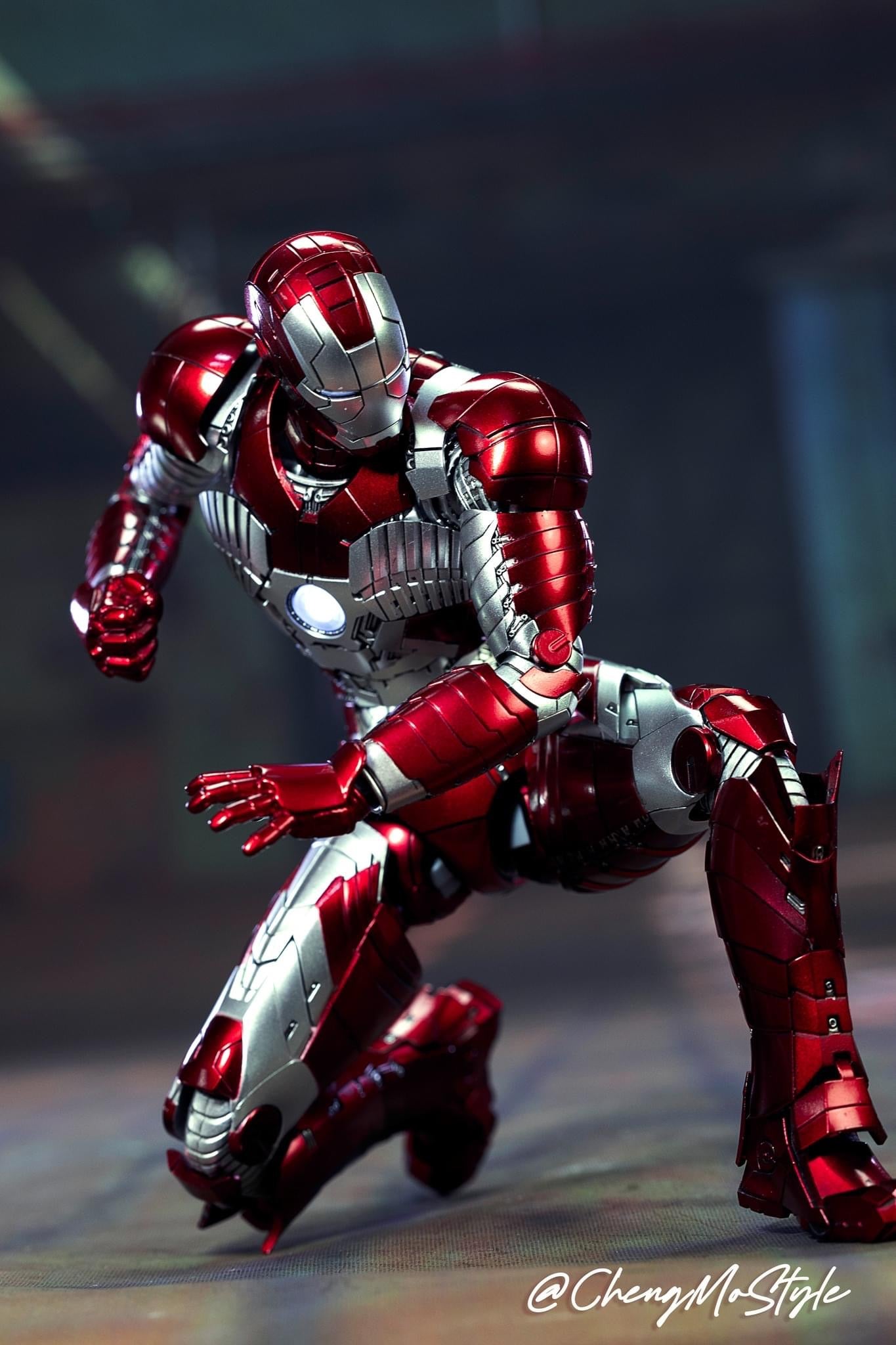 Pedido Figura DLX Iron Man Mark 5 - Avengers: The Infinity Saga marca Threezero 3Z0254 escala pequeña 1/12