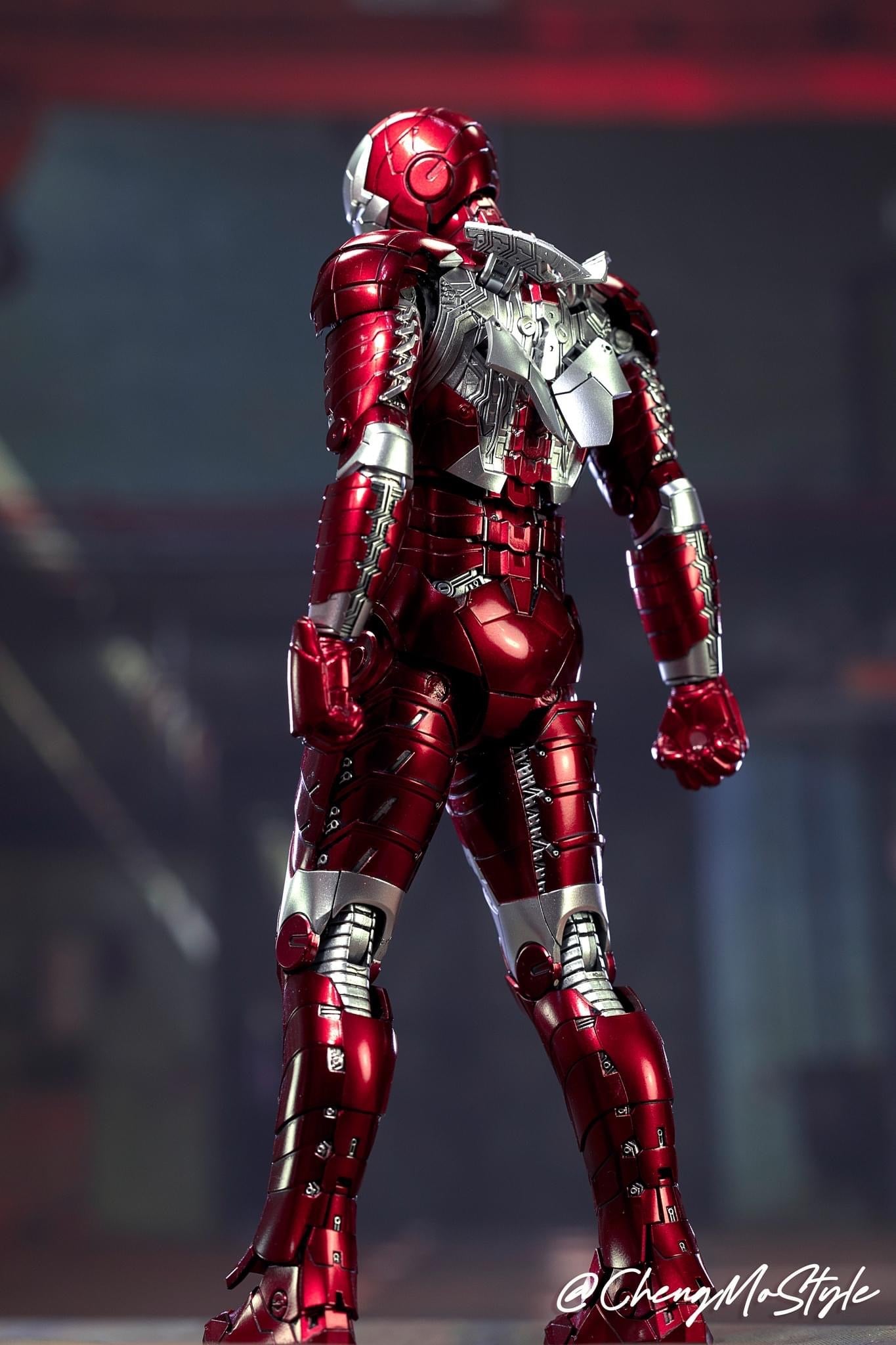 Pedido Figura DLX Iron Man Mark 5 - Avengers: The Infinity Saga marca Threezero 3Z0254 escala pequeña 1/12