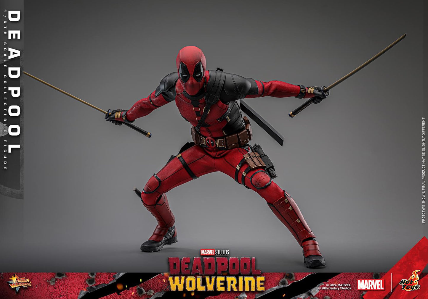 Preventa Figura Deadpool - Deadpool & Wolverine marca Hot Toys MMS746 escala 1/6