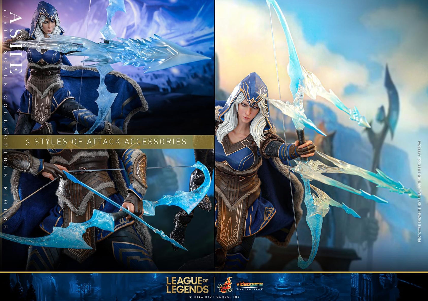 Preventa Figura Ashe - League of Legends marca Hot Toys VGM60 escala 1/6