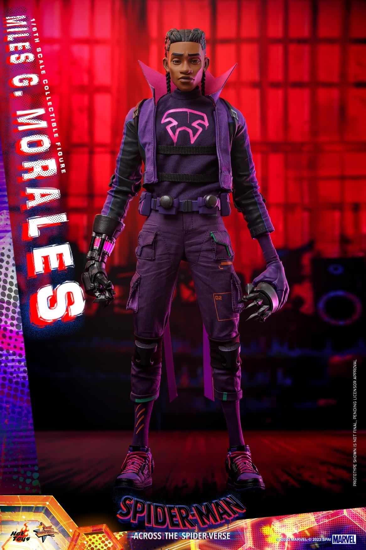 Preventa Figura MILES G. MORALES - Spider-Man: Across the Spider-Verse marca Hot Toys MMS725 escala 1/6