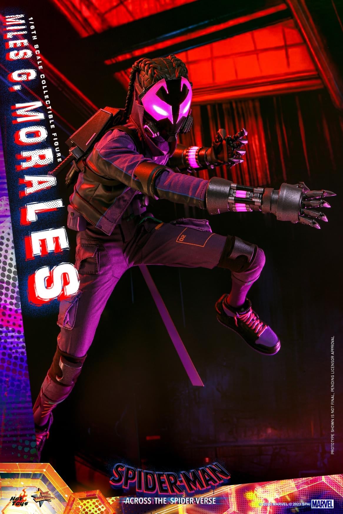 Preventa Figura MILES G. MORALES - Spider-Man: Across the Spider-Verse marca Hot Toys MMS725 escala 1/6