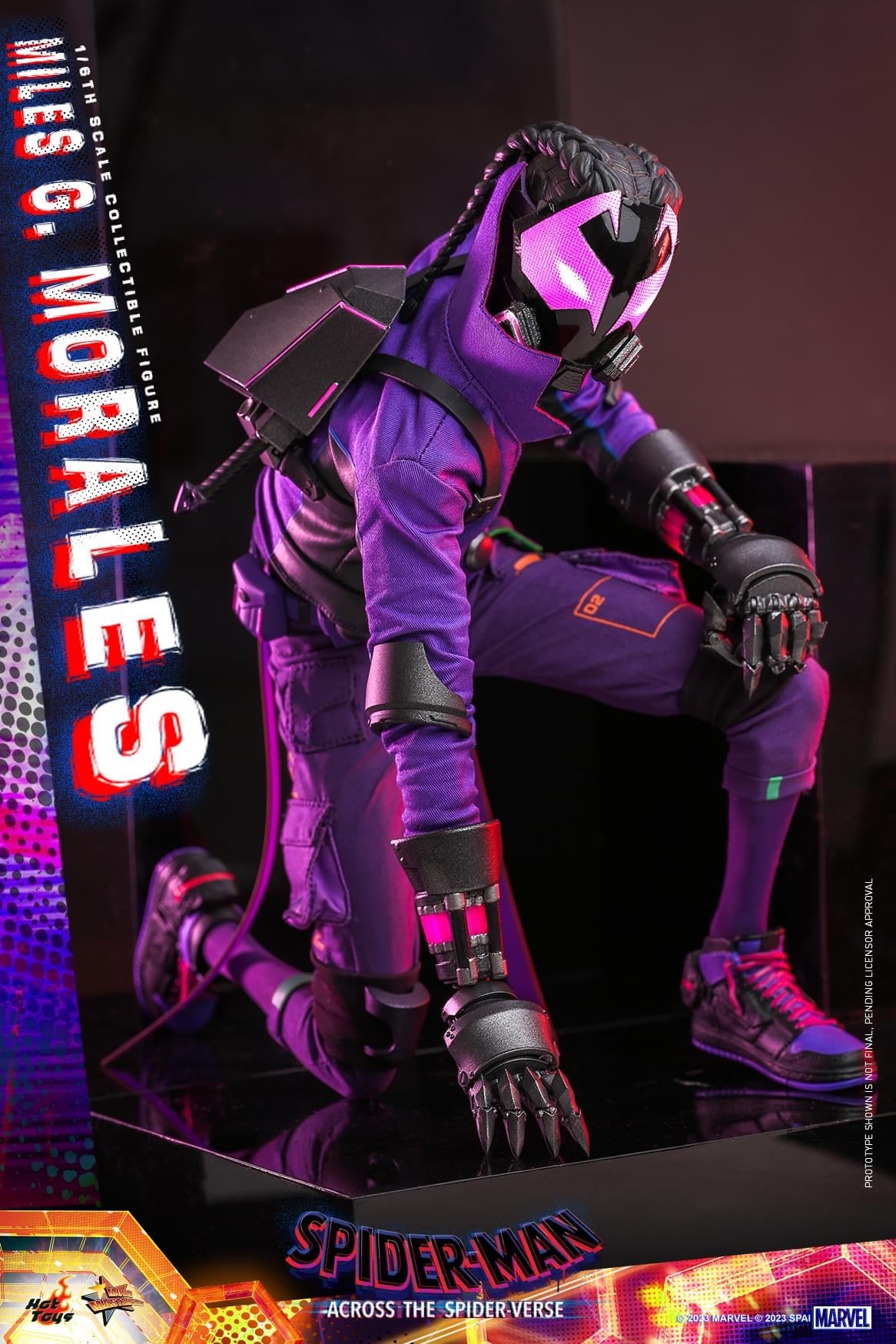 Preventa Figura MILES G. MORALES - Spider-Man: Across the Spider-Verse marca Hot Toys MMS725 escala 1/6