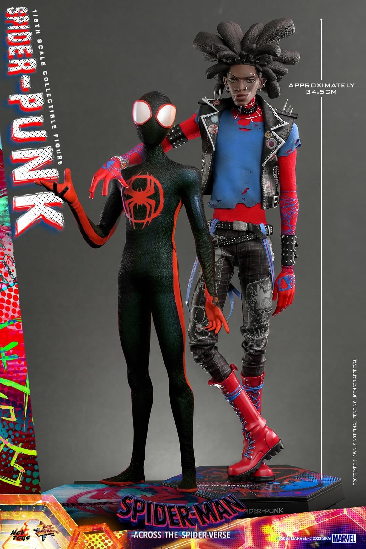 Preventa Figura SPIDER-PUNK - Spider-Man: Across the Spider-Verse marca Hot Toys MMS726 escala 1/6